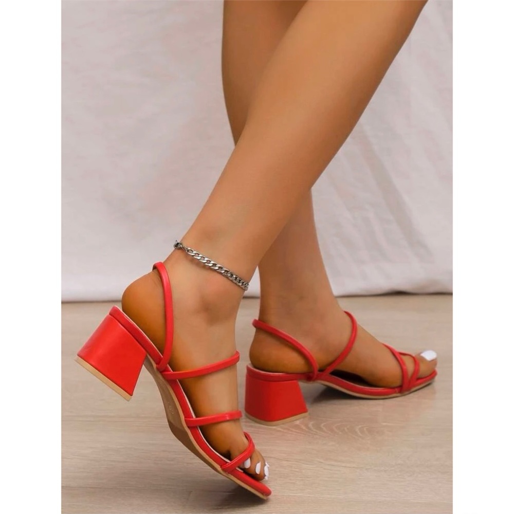 Chunky Heeled Sandals